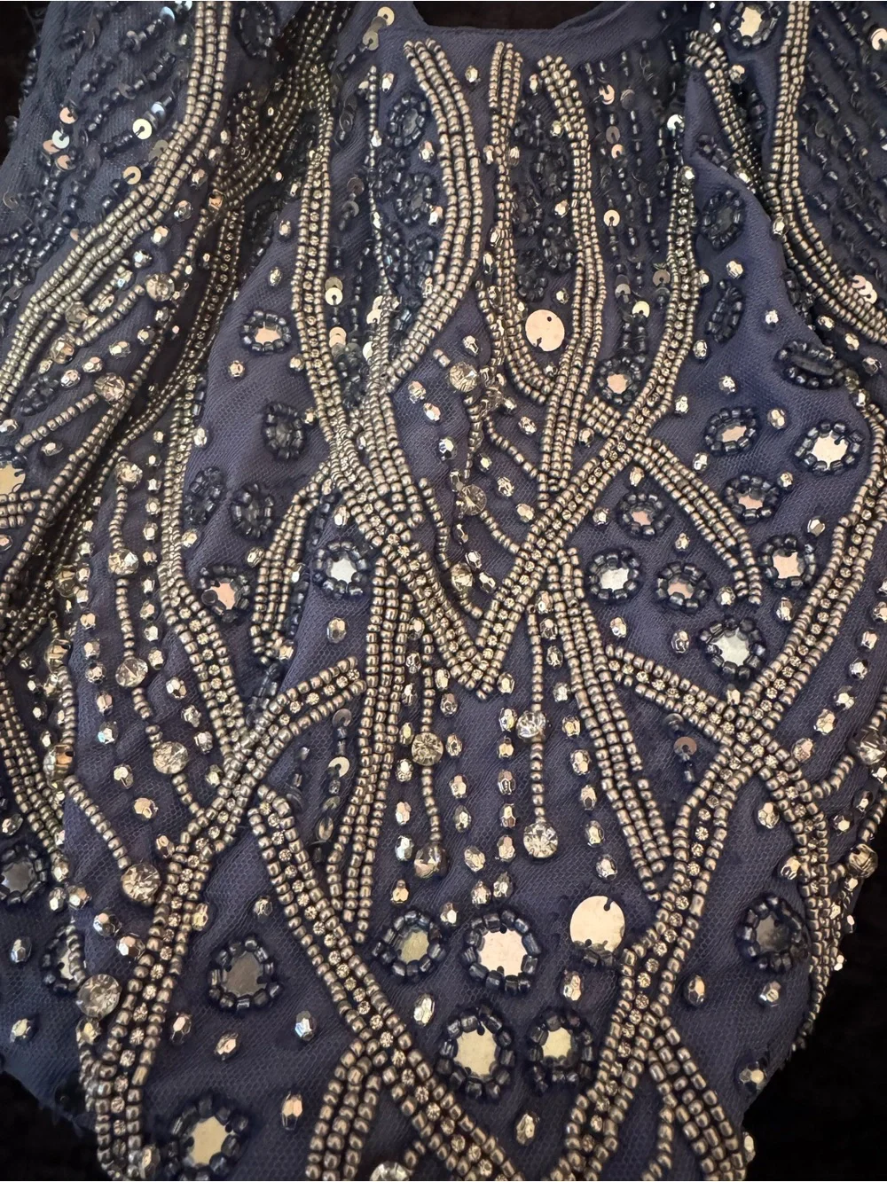 Zara Beaded Embellished Hobo Bag 6214/110